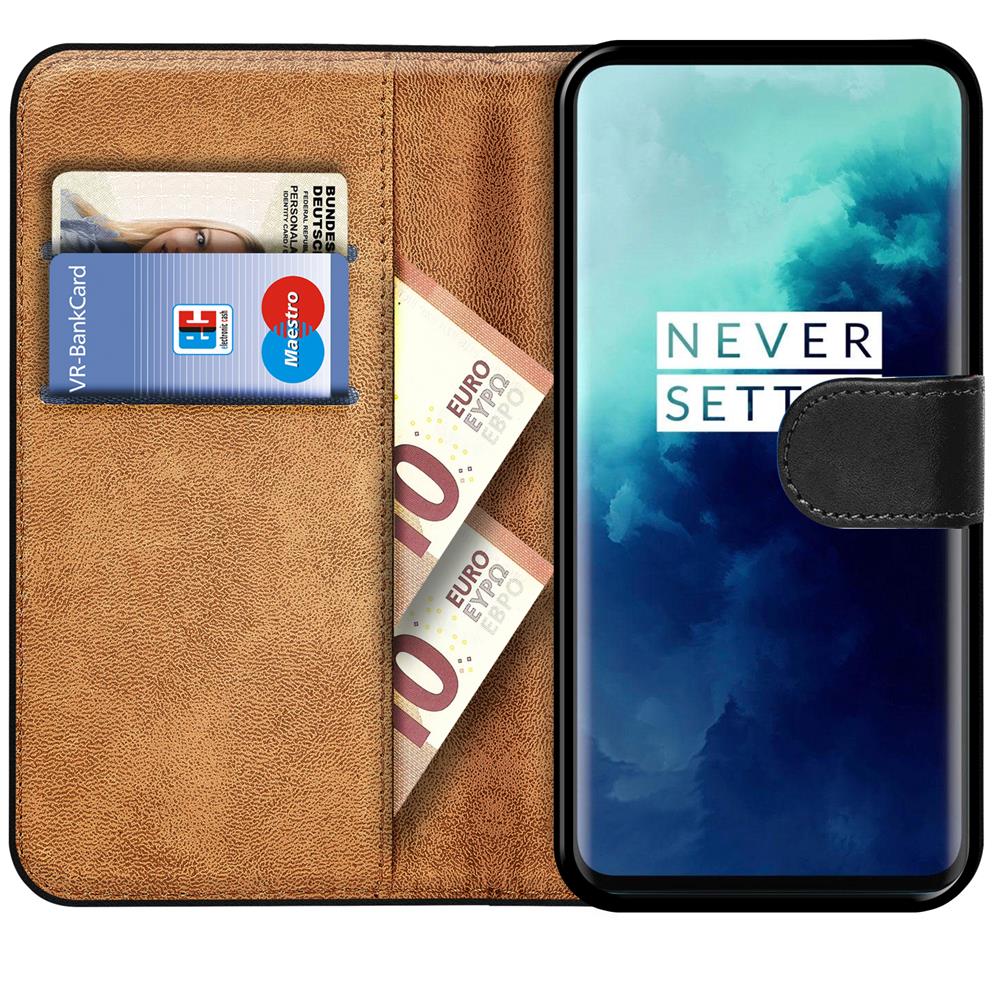 Basic Wallet für OnePlus 7T Pro in Schwarz