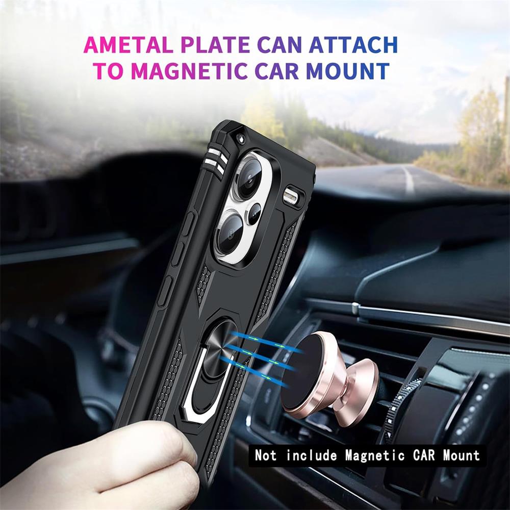 Army Case für Xiaomi Redmi Note 13 Pro Plus 5G in Schwarz