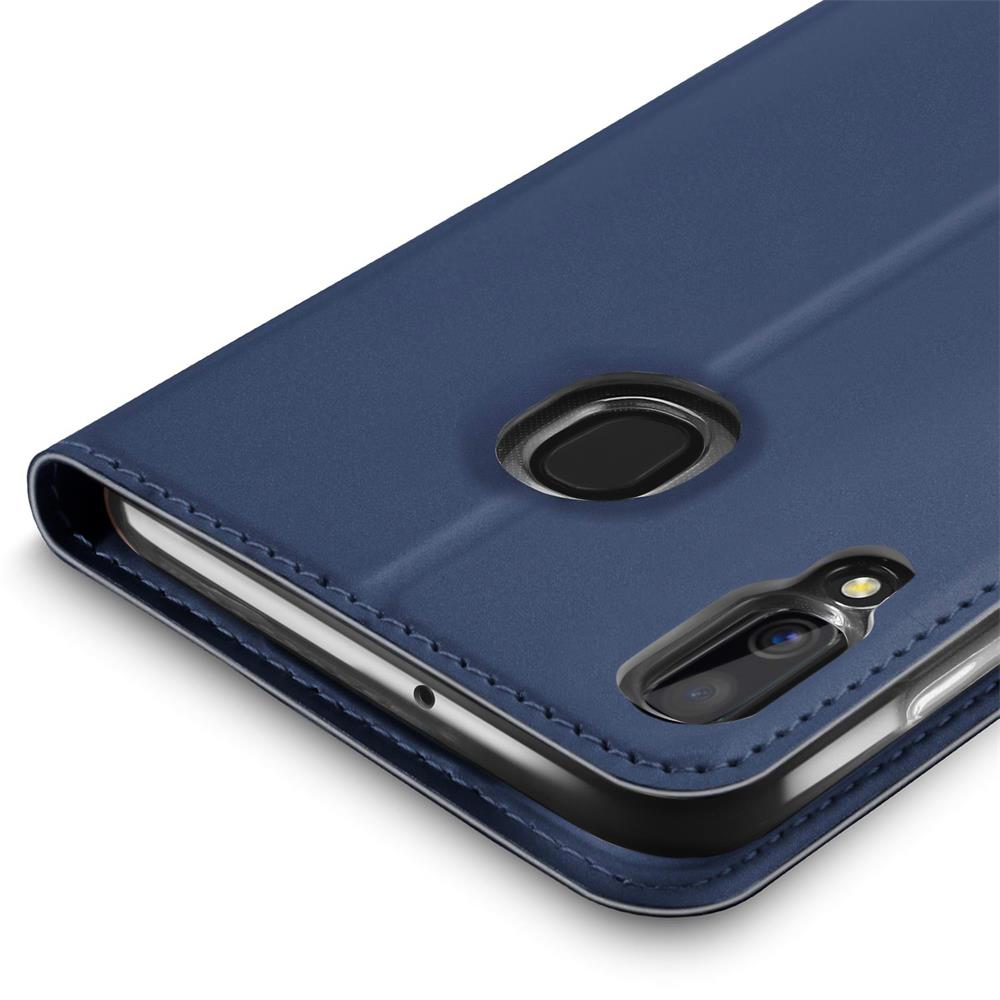 Electroplated Flip für Samsung Galaxy A40 in Blau