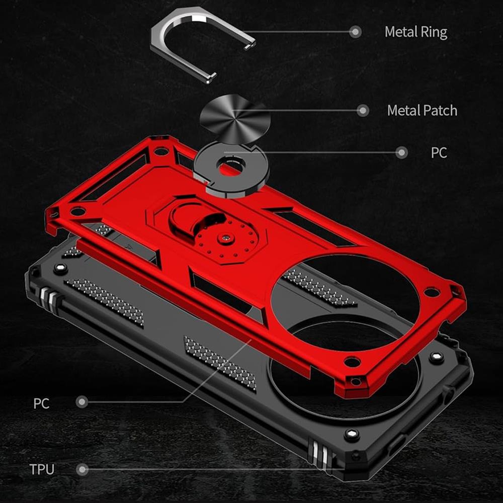 Army Case für Xiaomi Redmi 14C / Poco C75 in Rot