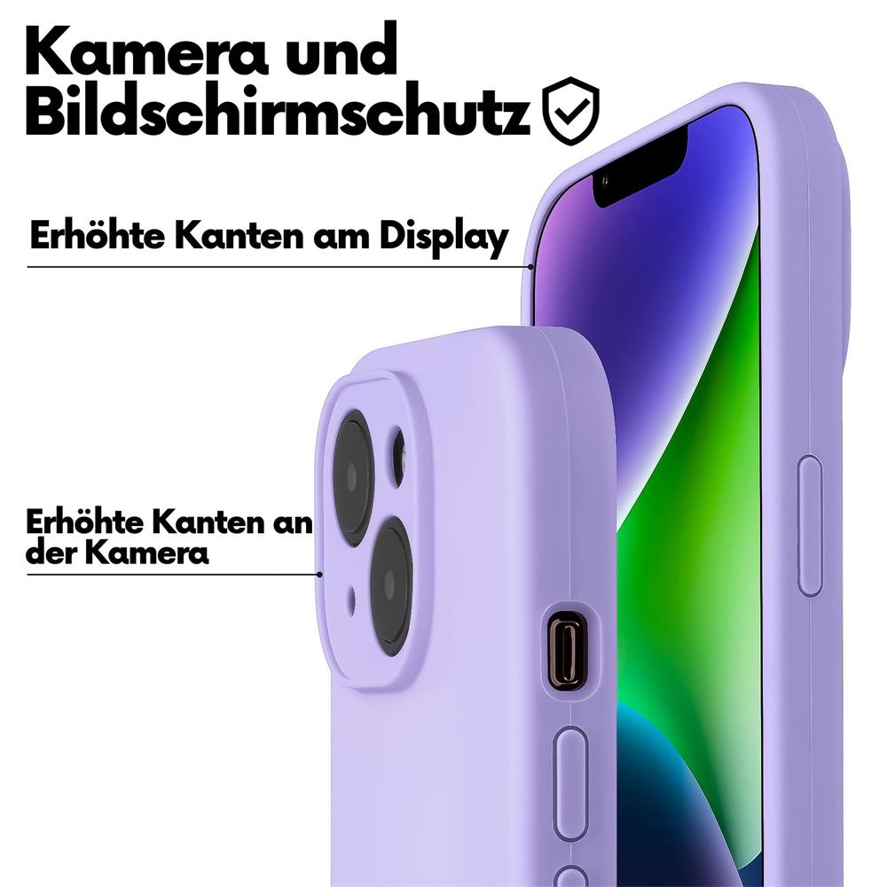 Connect Case Colour inkl. Kette für Apple iPhone 15 Plus in Lila