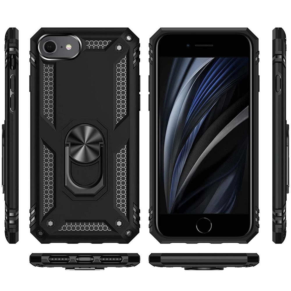 Army Case für Apple iPhone 7 / 8 / SE 2 / SE 3 in Schwarz