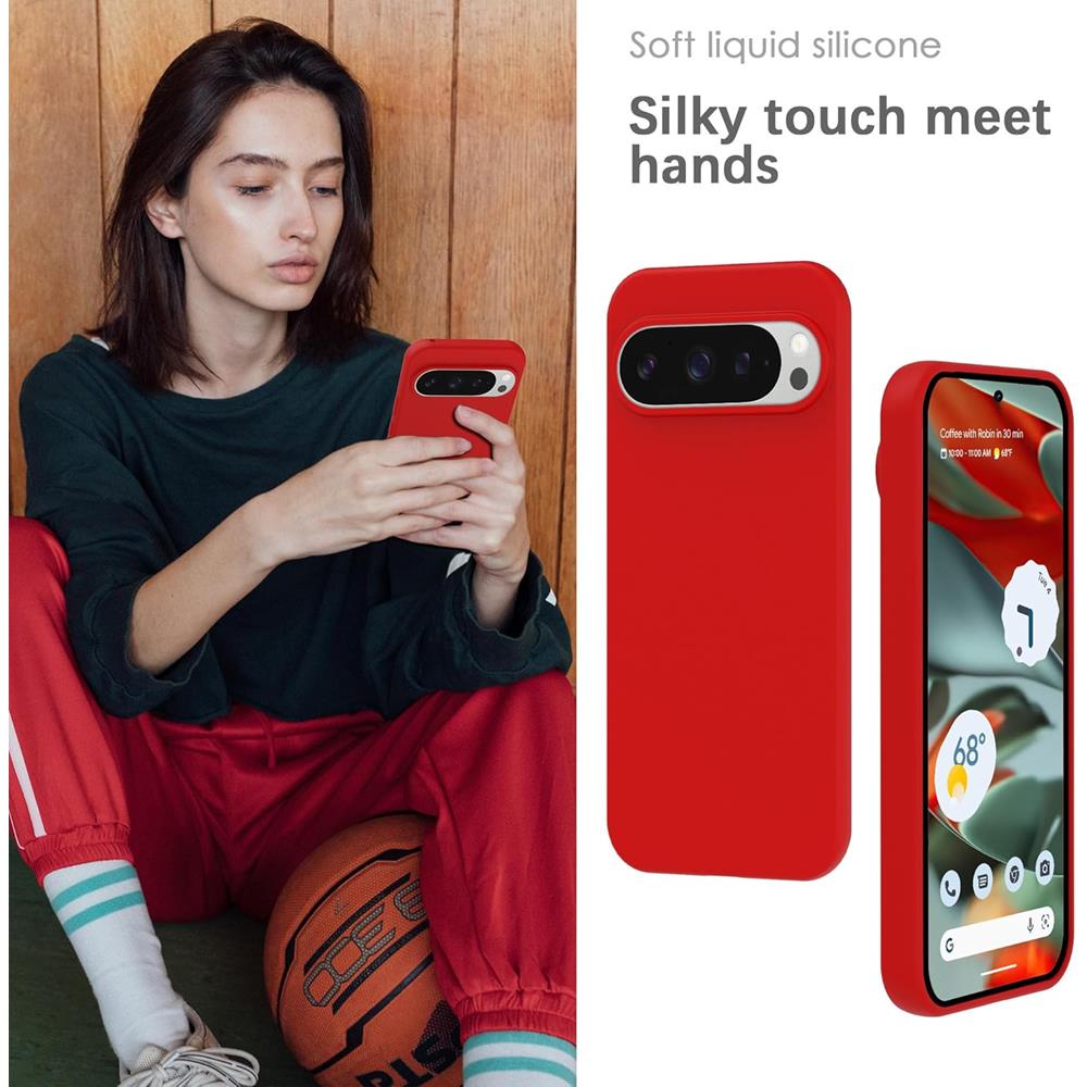 Colour TPU für Google Pixel 9 Pro XL in Rot