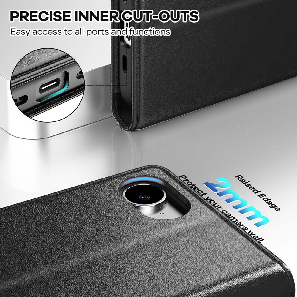 Basic Wallet für Apple iPhone 17e in Schwarz