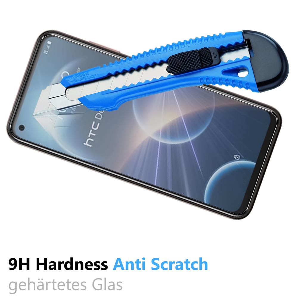 Glas 2in1 für HTC Desire 22 Pro