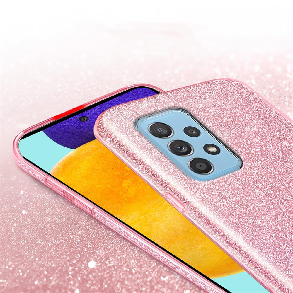 Shiny TPU für Samsung Galaxy A72 in Rosegold