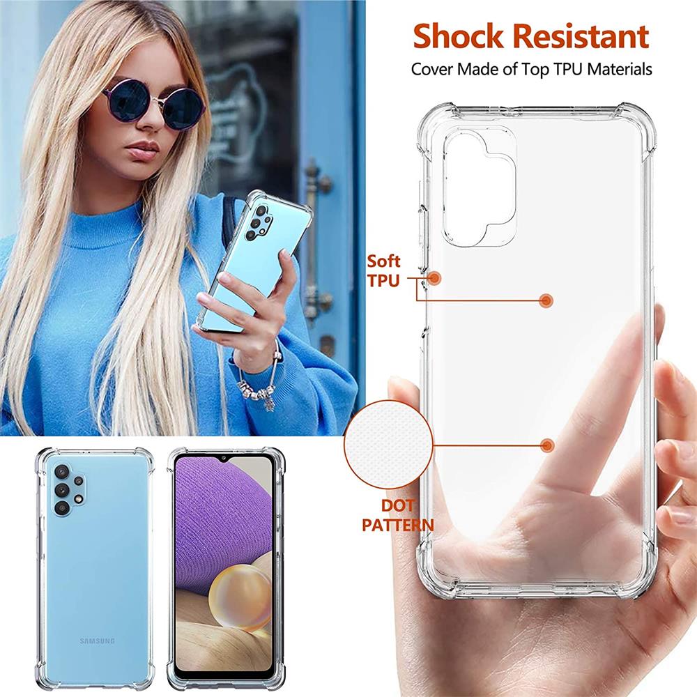 Rugged TPU für Samsung Galaxy A32 5G in Transparent