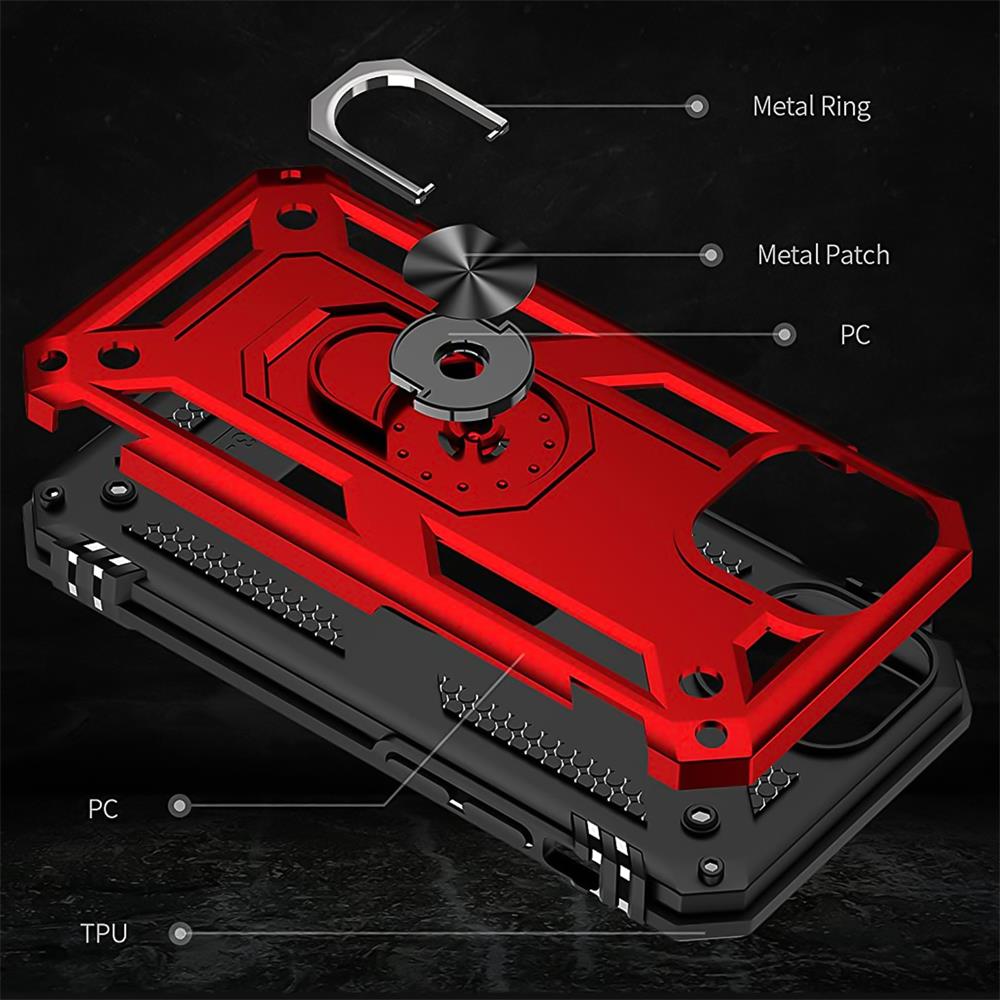 Army Case für Apple iPhone 15 Pro Max in Rot