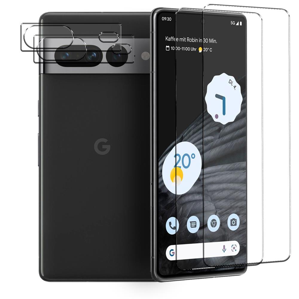 4in1 Glas Set für Google Pixel 7 Pro