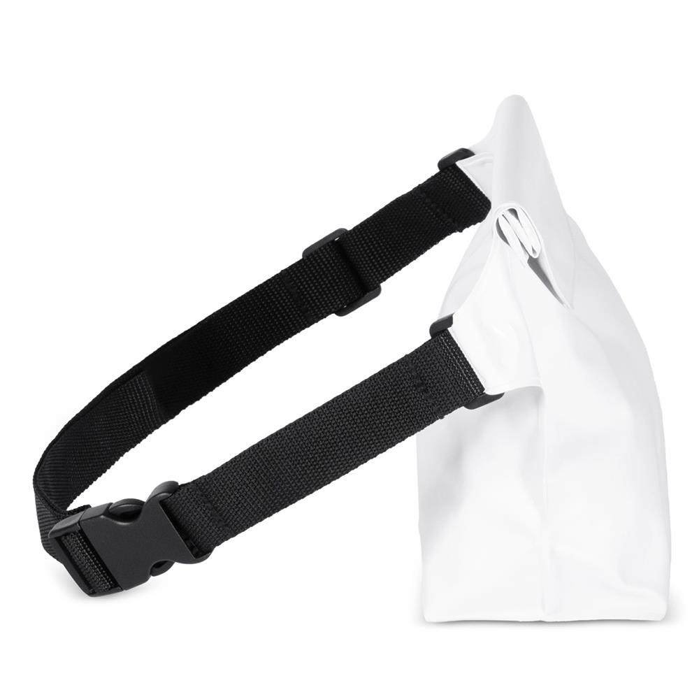Wasserdichte PVC-Tasche / Hüfttasche in Weiss