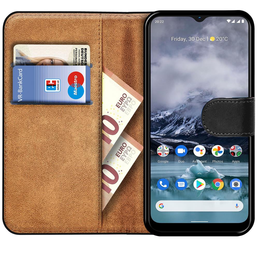 Basic Wallet für Nokia G11 / G21 in Schwarz