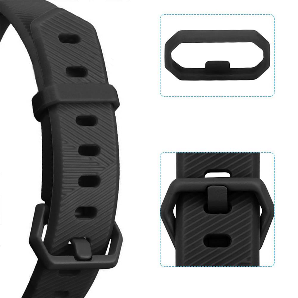 Fitnessarmband TPU für Fitbit Alta / HR - Größe L in Schwarz