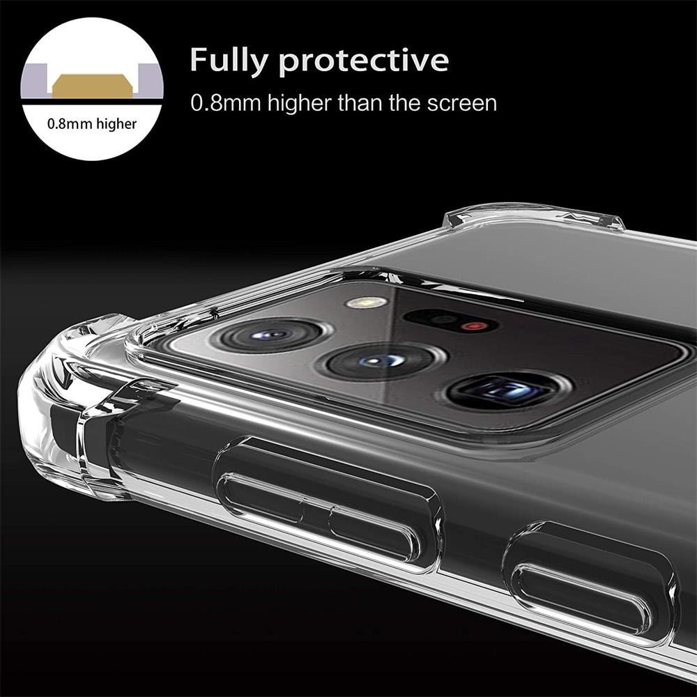 Rugged TPU für Samsung Galaxy Note 20 Ultra in Transparent