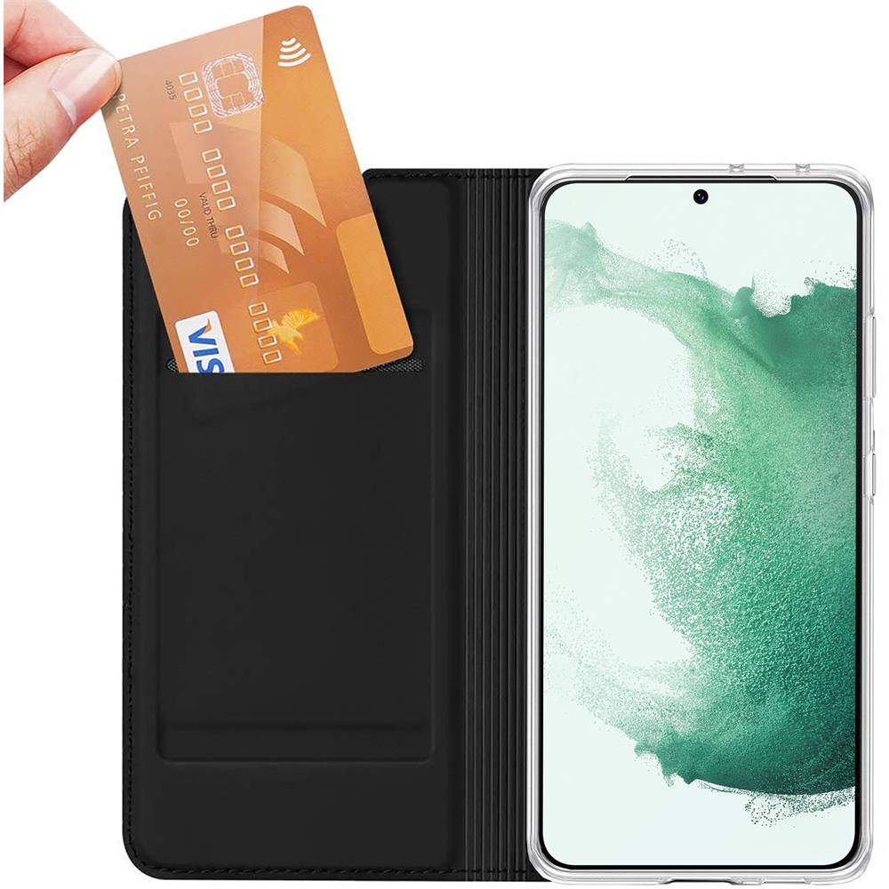 Electroplated Flip für Samsung Galaxy S22 Ultra in Schwarz