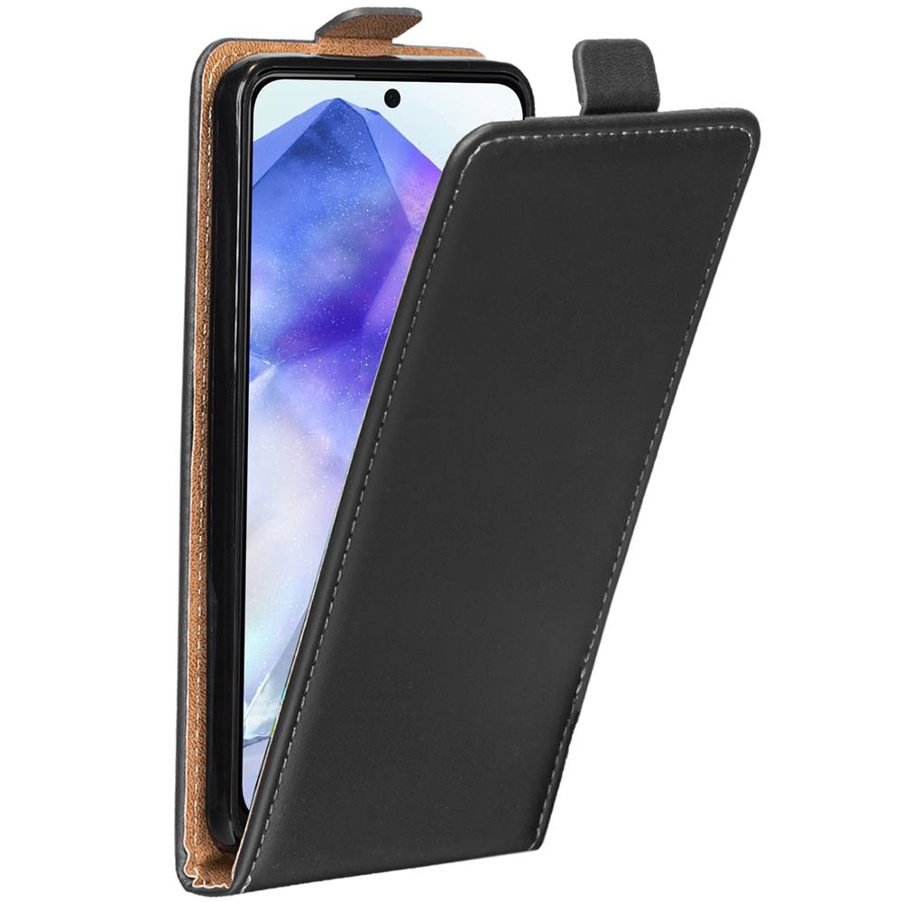 Basic Flip für Samsung Galaxy A55 5G in Schwarz
