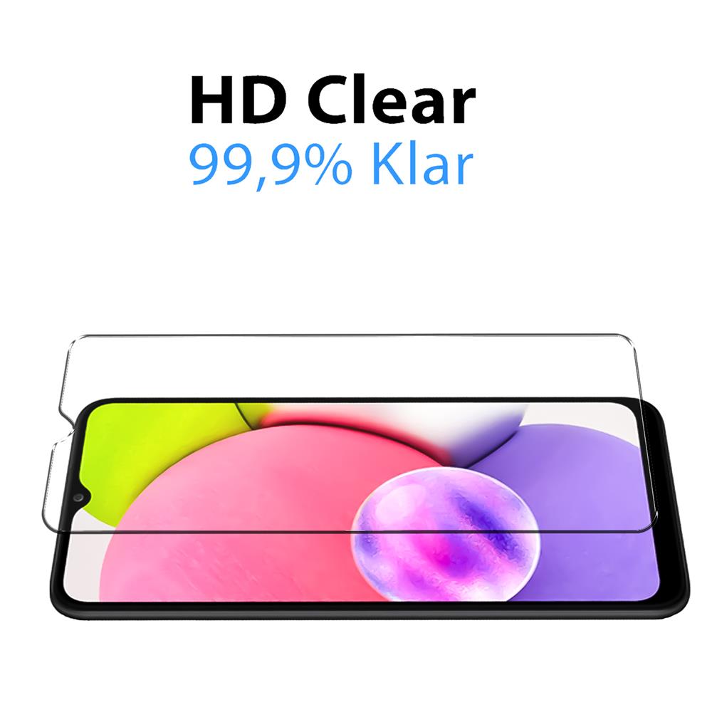 4in1 Glas Set für Samsung Galaxy A03s