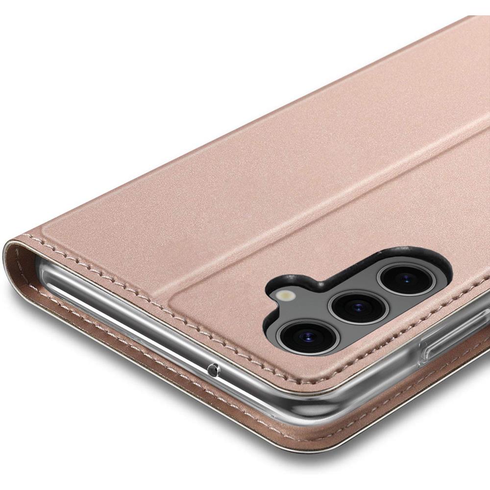 Electroplated Flip für Samsung Galaxy S24 FE in Rosegold