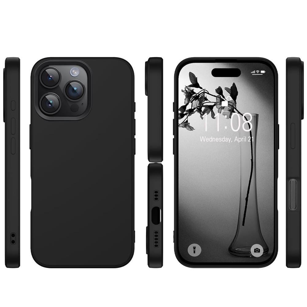 Classic TPU für Apple iPhone 16 Pro Max in Schwarz