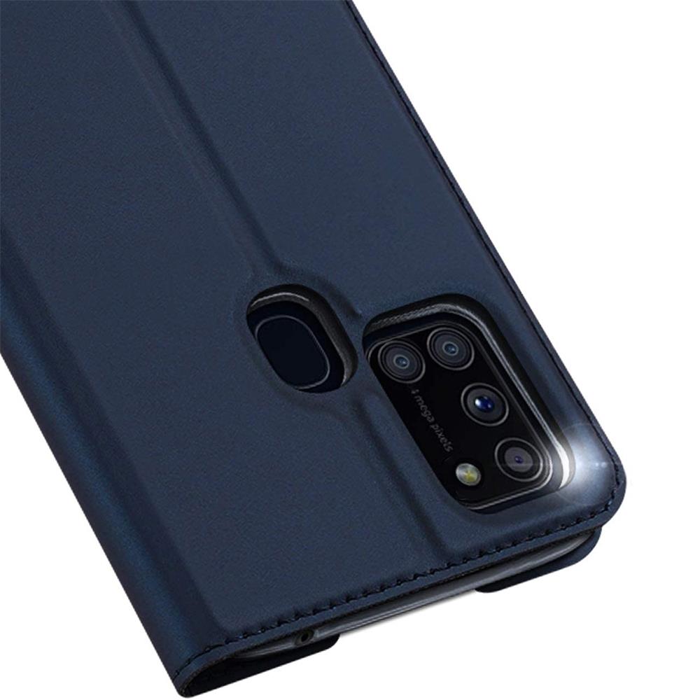 Electroplated Flip für Samsung Galaxy A21s in Blau