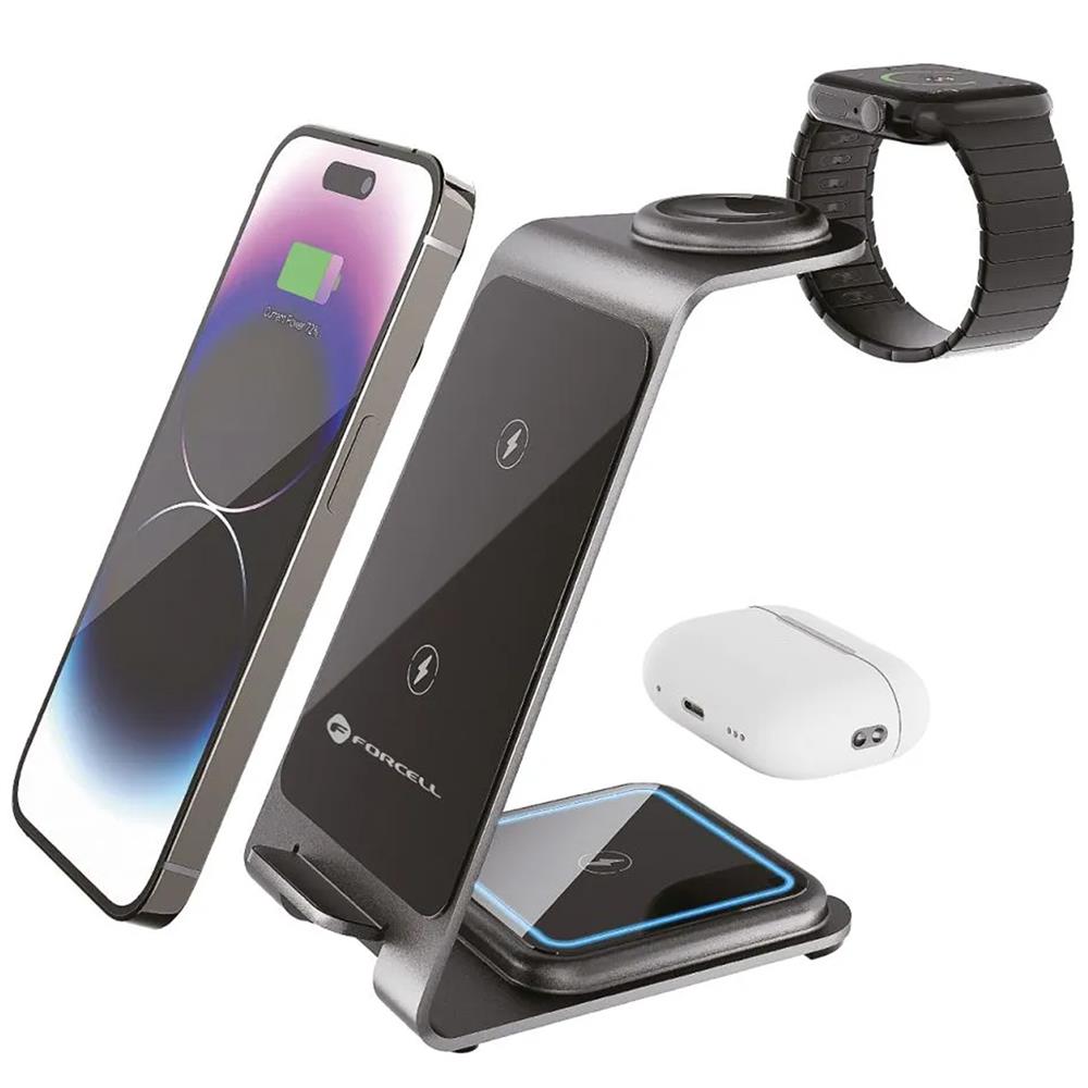 Ladestation 3in1 Forcell F-Energy - Apple/Samsung