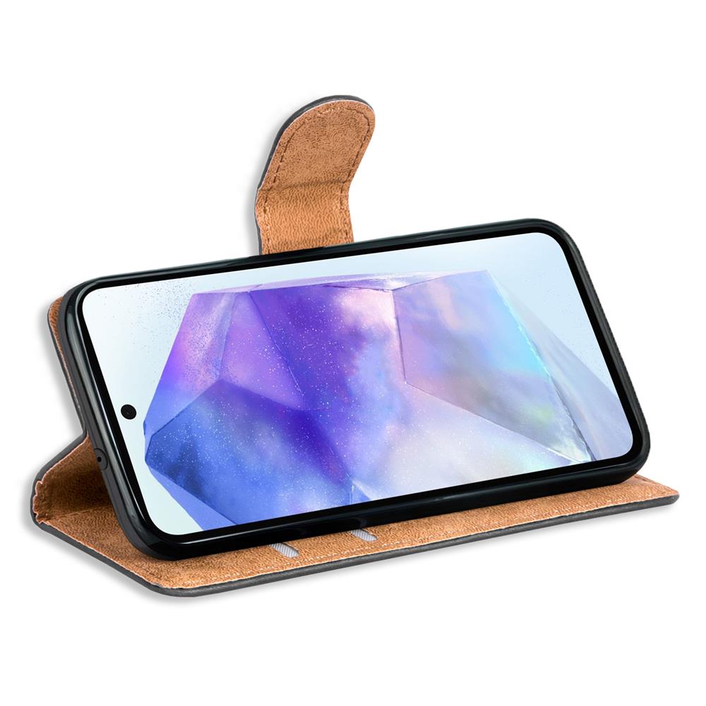 Basic Wallet für Samsung Galaxy A56 5G in Schwarz