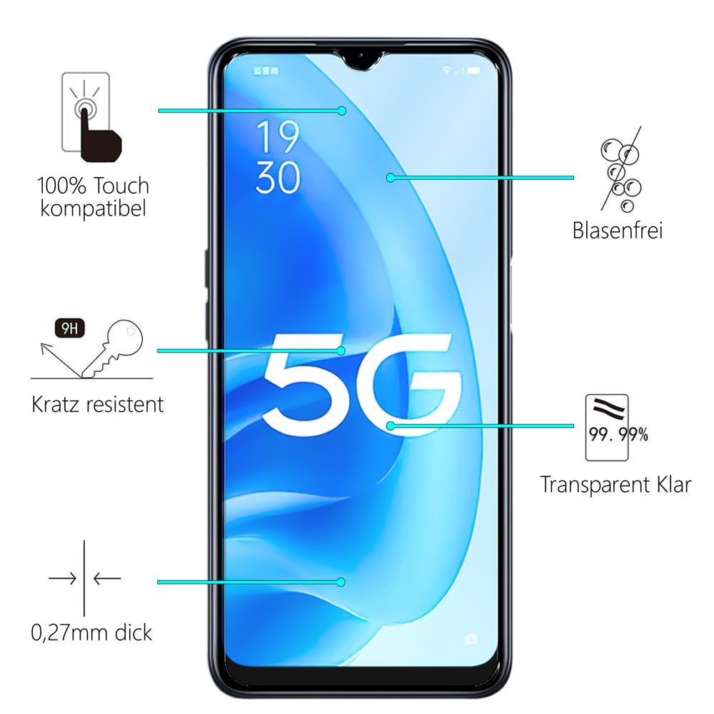 Glas 2in1 für OPPO A55 5G