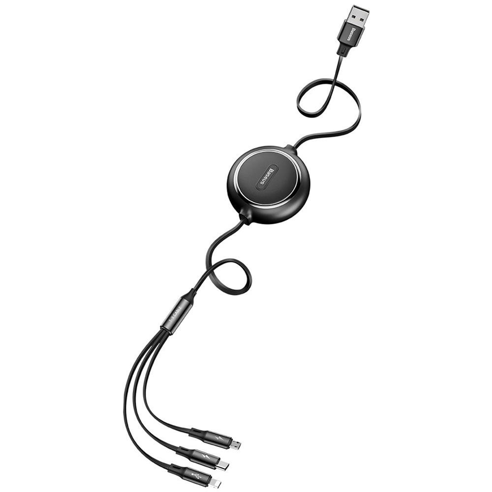 Baseus USB Kabel - CAMLT-JH01 - 3in1 in Schwarz