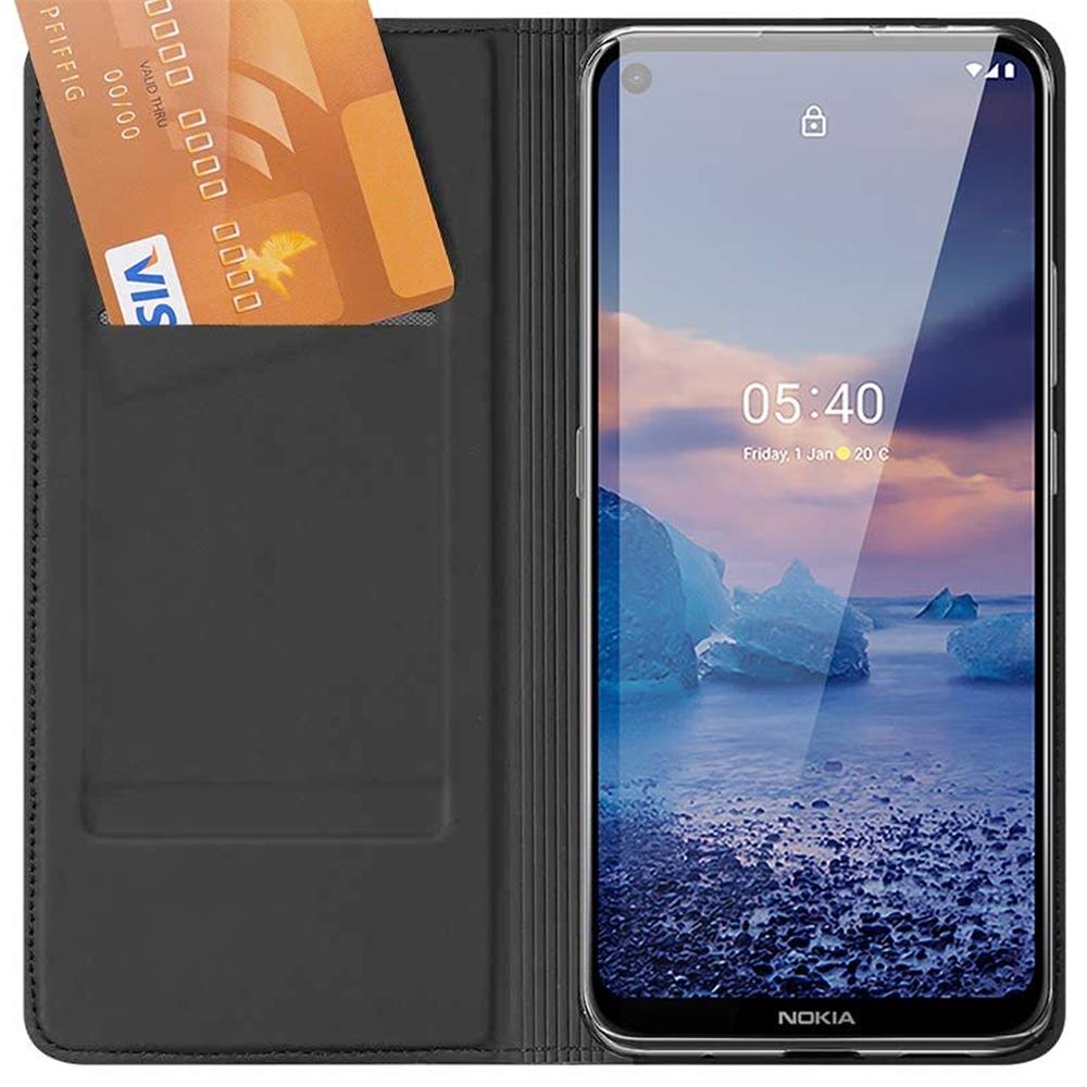 Electroplated Flip für Nokia 5.4 in Schwarz