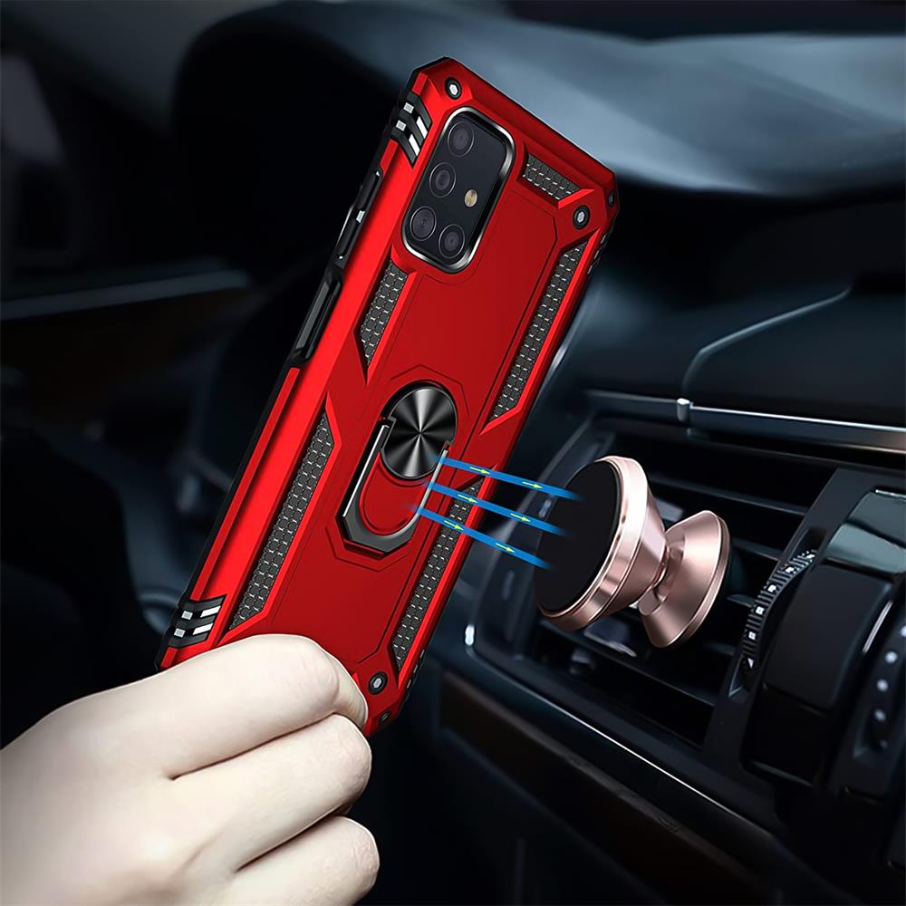 Army Case für Samsung Galaxy A51 in Rot