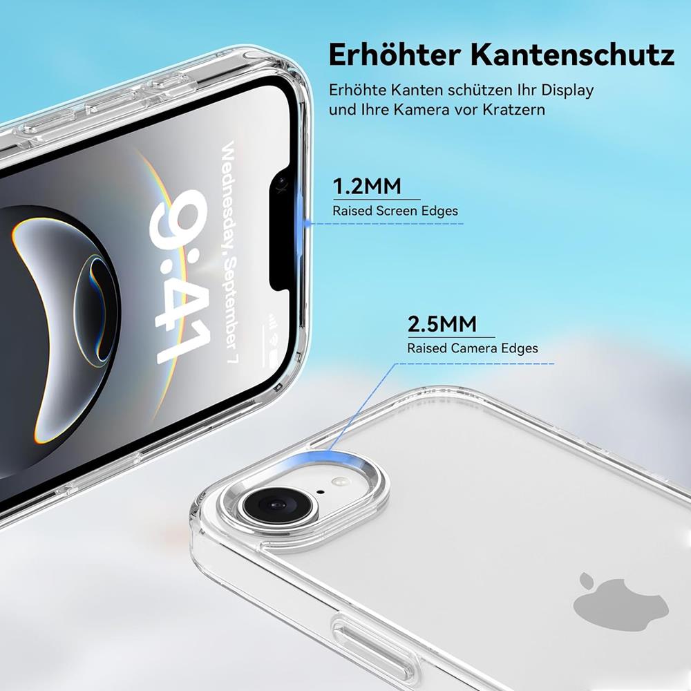 Zero für Apple iPhone 16e in Transparent