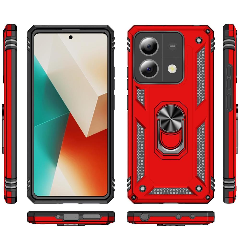Army Case für Xiaomi Redmi Note 13 Pro 5G in Rot