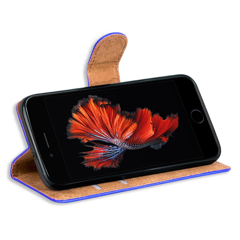 Basic Wallet für Apple iPhone 6 Plus / 6S Plus in Blau