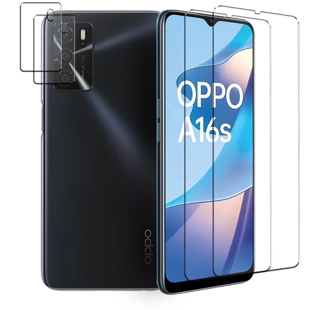 4in1 Glas Set für OPPO A16 / A16s