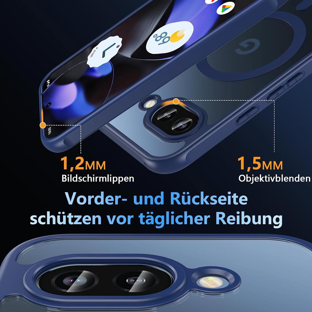 Zoya TPU für Google Pixel 9a in Blau