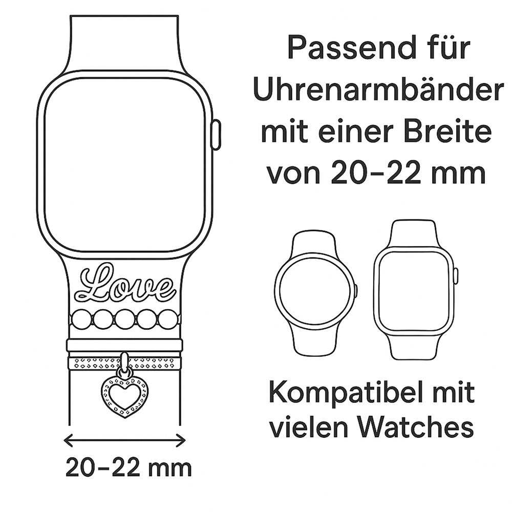 Apple Watch Charms Style 14 - Love Heart