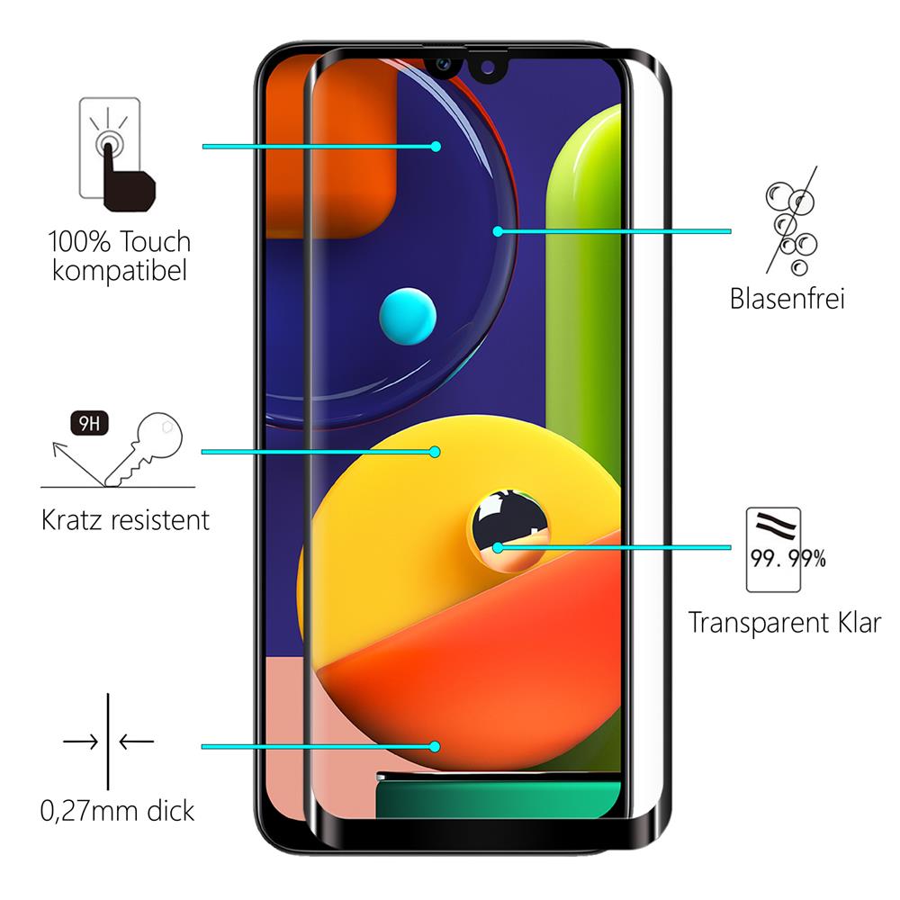 Fullscreen Glas für Samsung Galaxy A70 / A70s