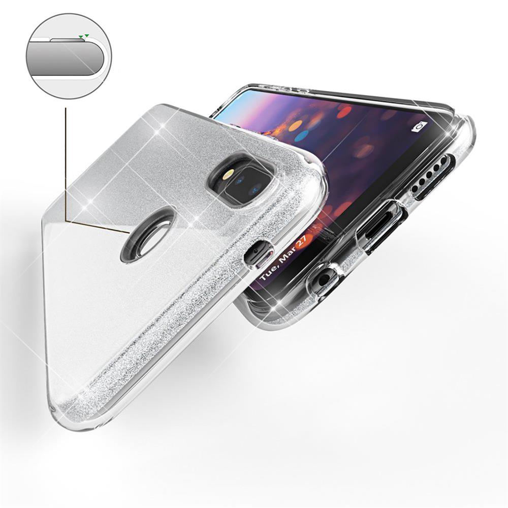 Shiny TPU für Huawei P20 Lite in Silber