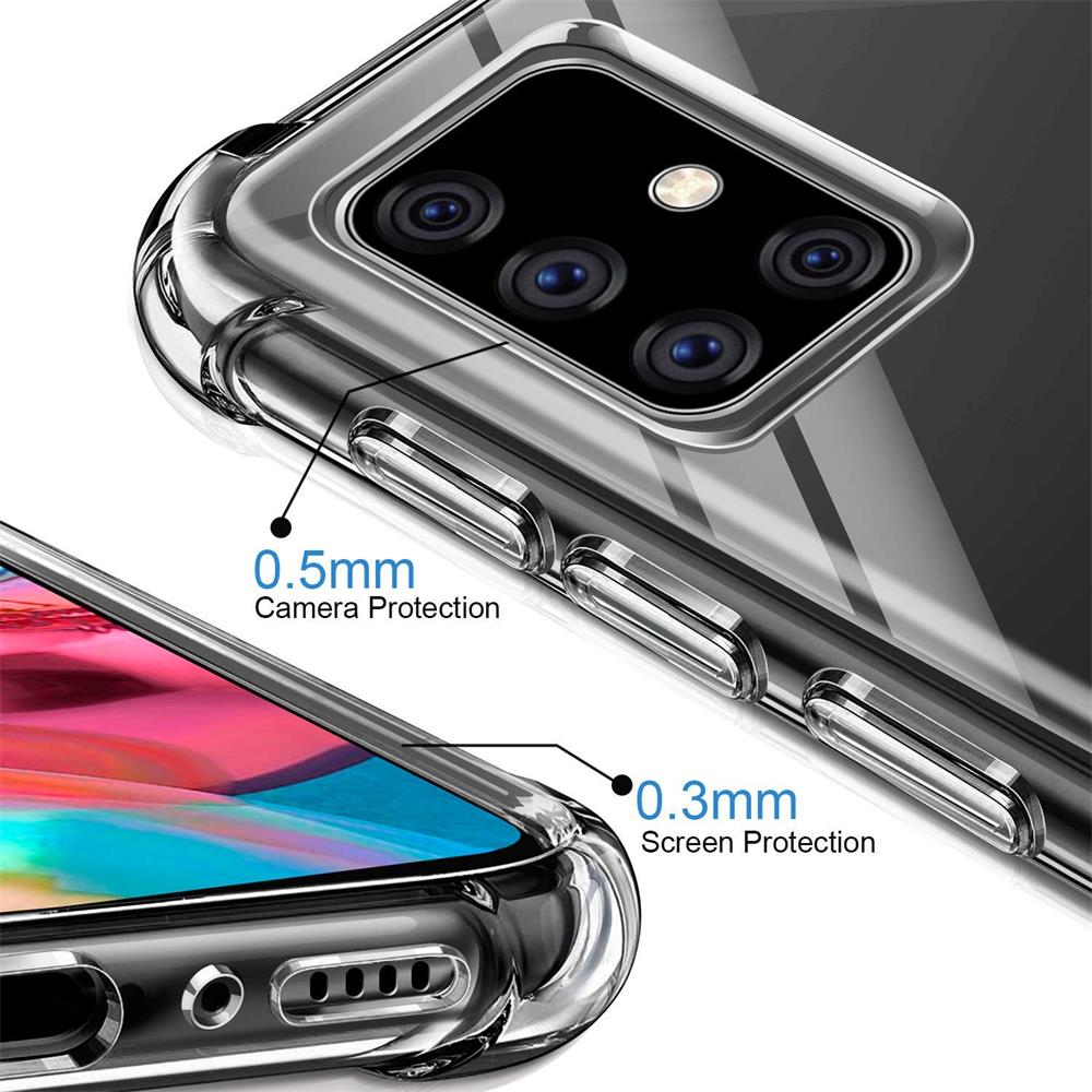 Rugged TPU für Samsung Galaxy A71 in Transparent