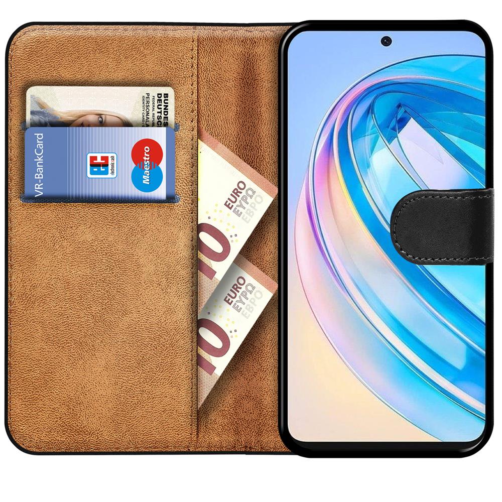 Basic Wallet für Honor X8a in Schwarz