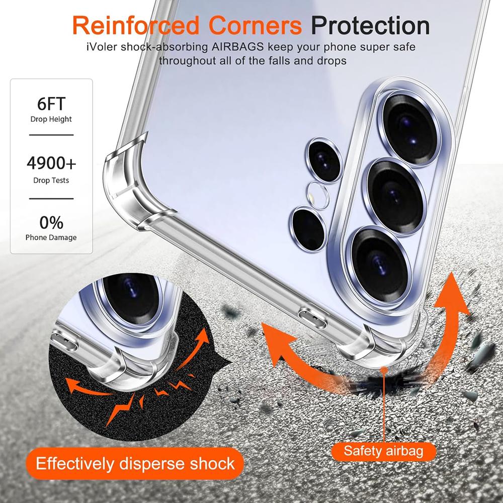 Rugged TPU für Samsung Galaxy S26 Ultra in Transparent