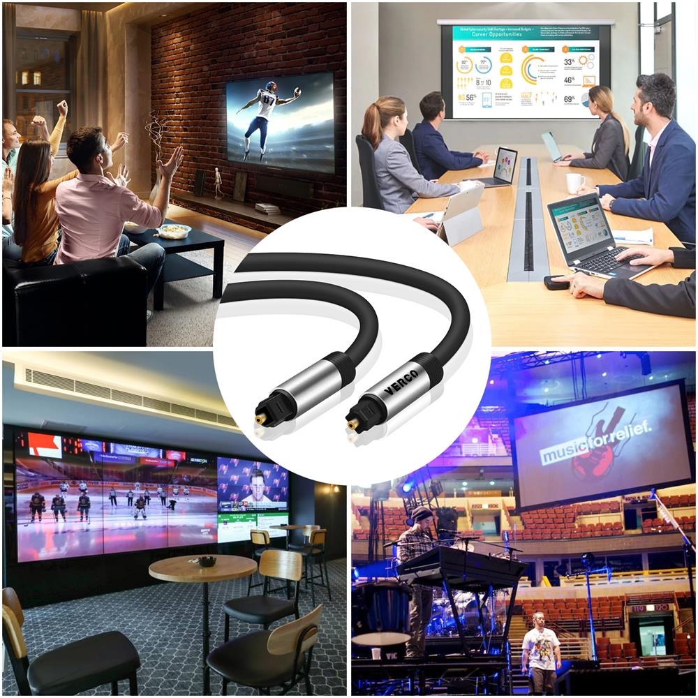 Toslink Kabel PVC - TLK-55W - 7.5M in Schwarz