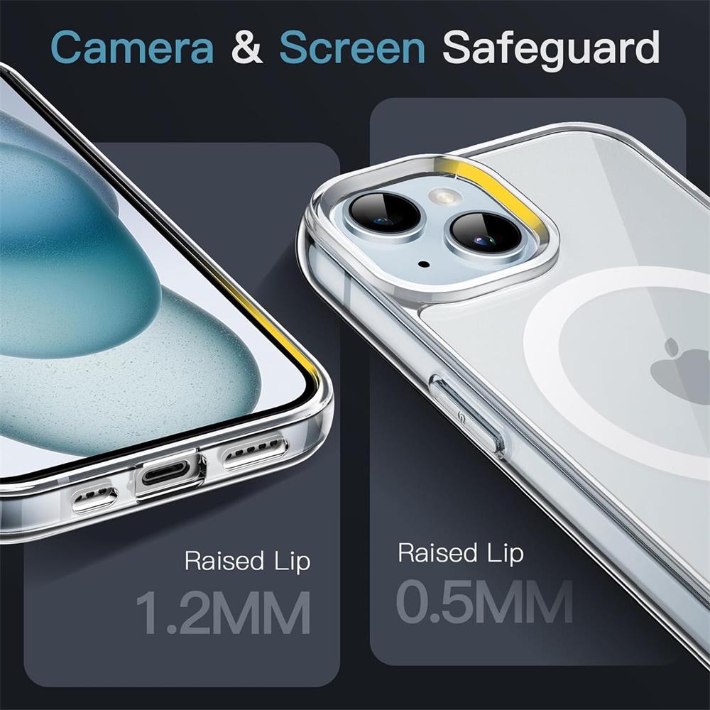 Magsafe TPU Case für Apple iPhone 15 Magsafe TPU Case für Apple iPhone 15 Plus in Transparent