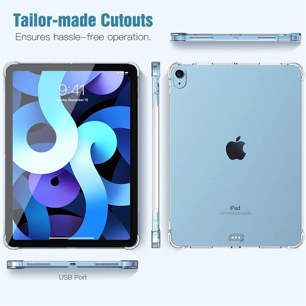 Rugged TPU Tab für Apple iPad Air 4 10.9 (2020) in Transparent