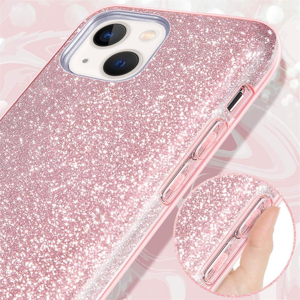 Shiny TPU für Apple iPhone 14 Plus in Rosegold