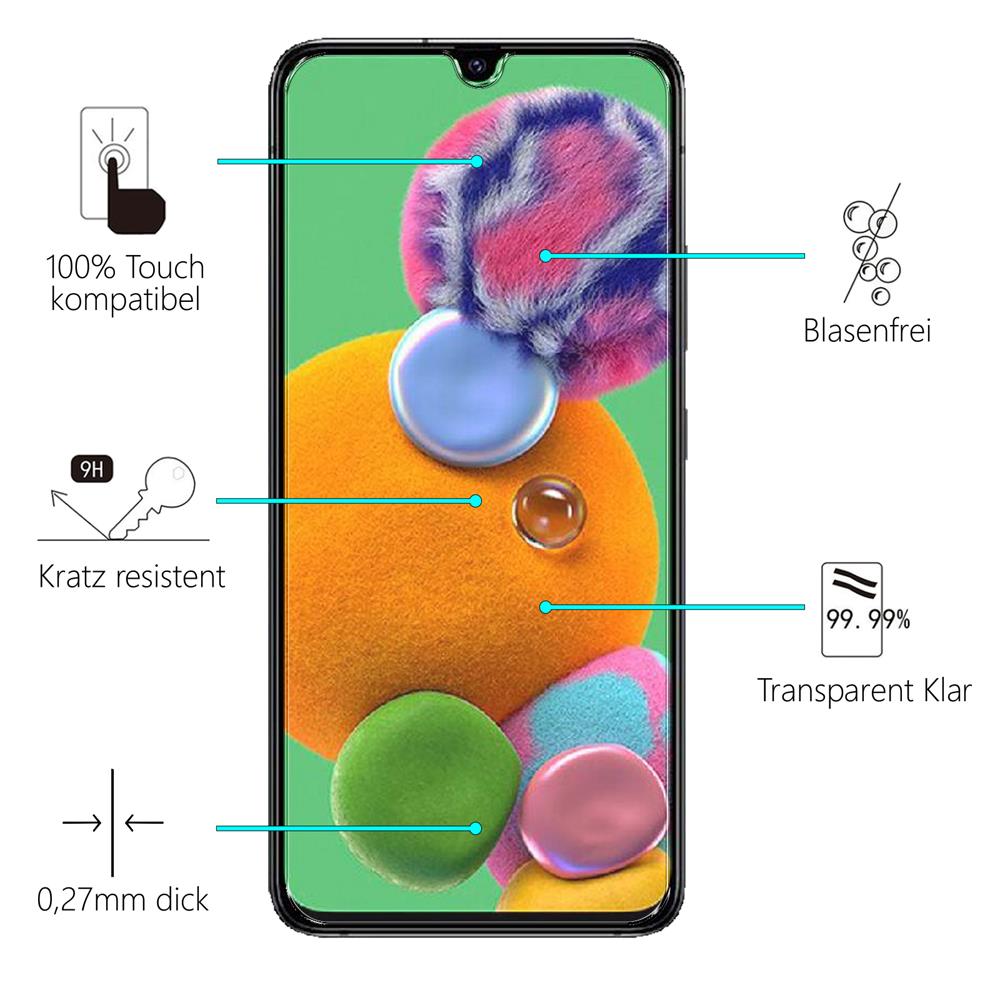 Glas 2in1 für Samsung Galaxy A90 5G