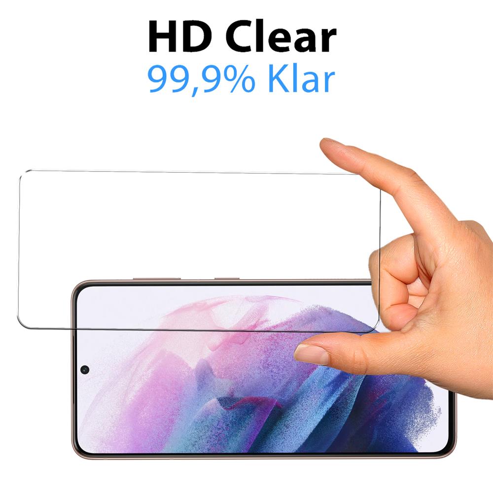 4in1 Glas Set für Samsung Galaxy S21