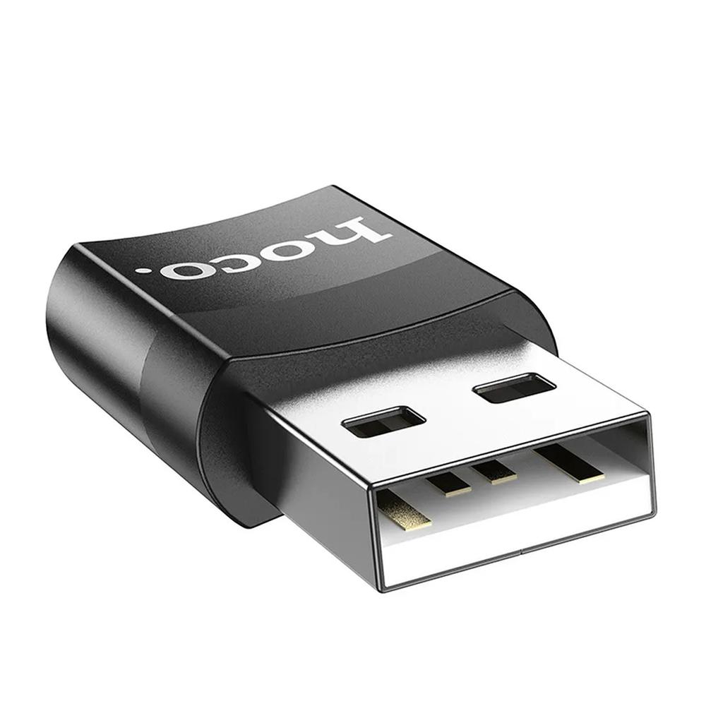 Hoco UA17 USB-C auf USB-A - Schwarz