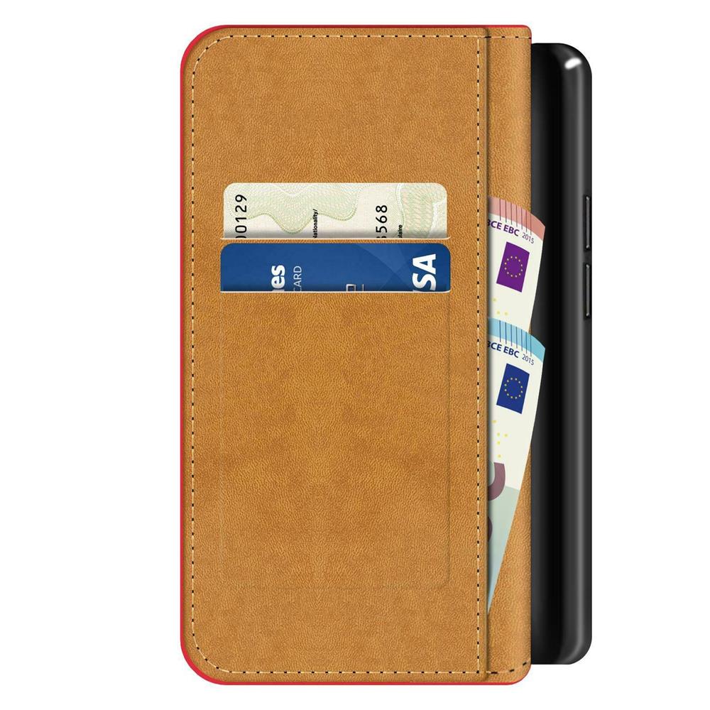 Basic Wallet für Apple iPhone 17e in Rot