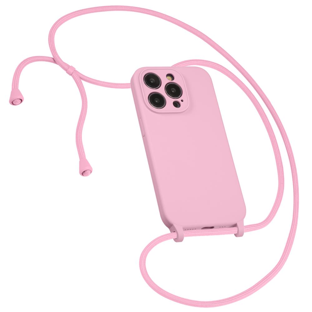 Connect Case Colour inkl. Kette für Apple iPhone 15 Pro Max in Rosa