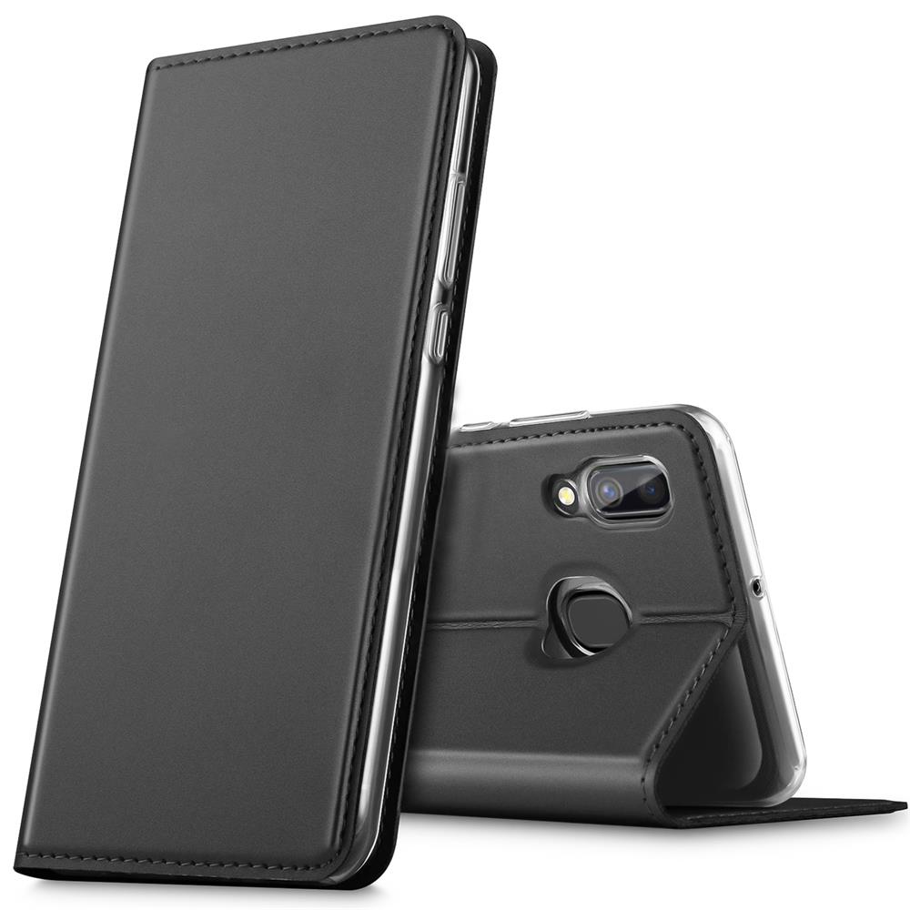 Electroplated Flip für Samsung Galaxy A40 in Schwarz